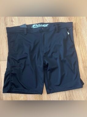 Plugg Men's Hybrid Shorts - Black - 42